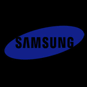 Samsung Logo Blue Ellipse PNG image