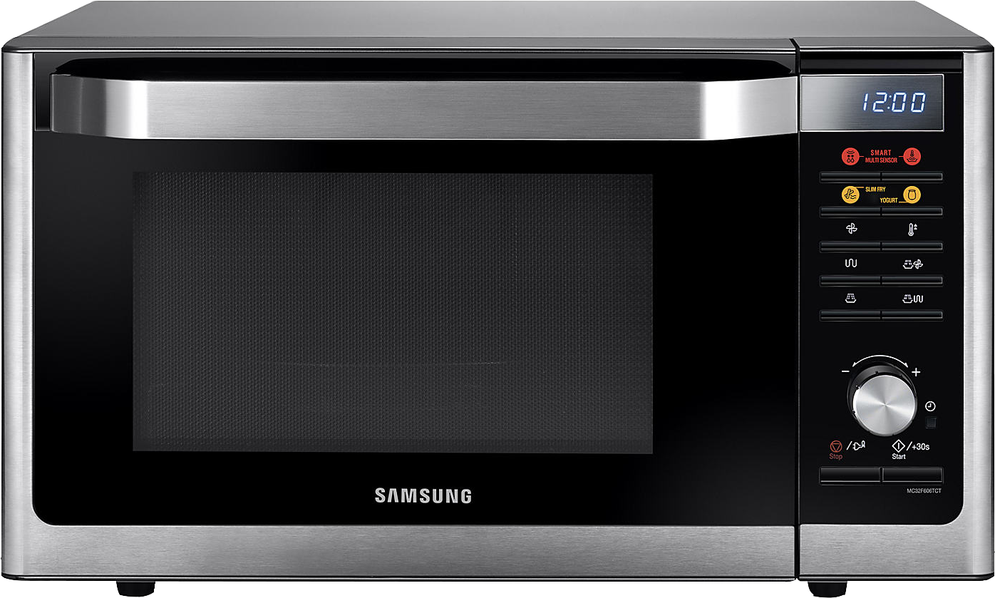 Samsung Microwave Oven Stainless Steel PNG image