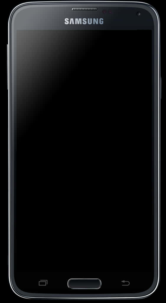 Samsung Smartphone Black Screen PNG image