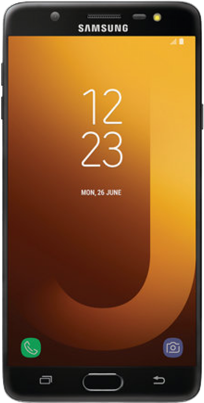Samsung Smartphone Display Clock PNG image