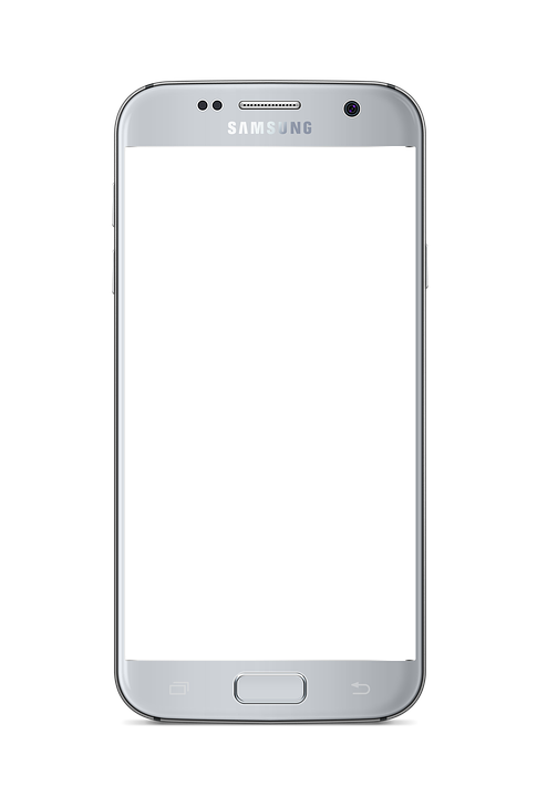 Samsung Smartphone Front View PNG image