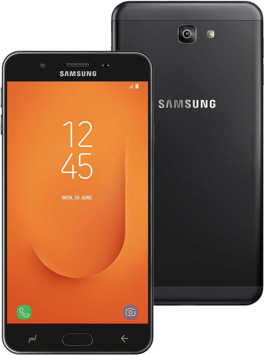 Samsung Smartphone Frontand Back View PNG image