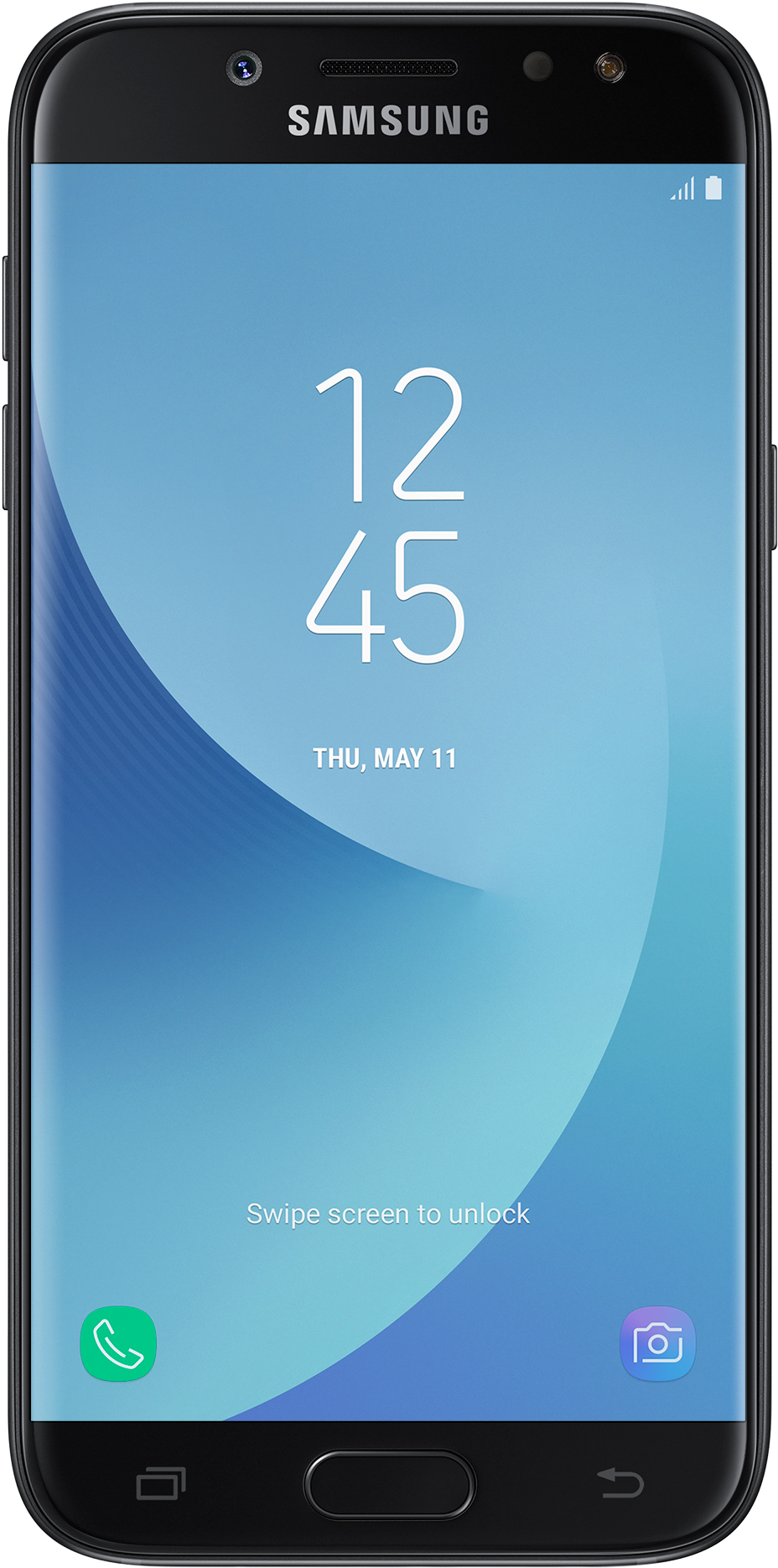 Samsung Smartphone Lockscreen Display PNG image