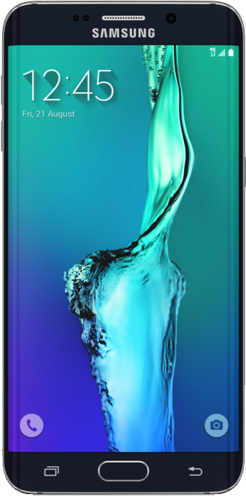 Samsung Smartphone Water Wallpaper Display PNG image