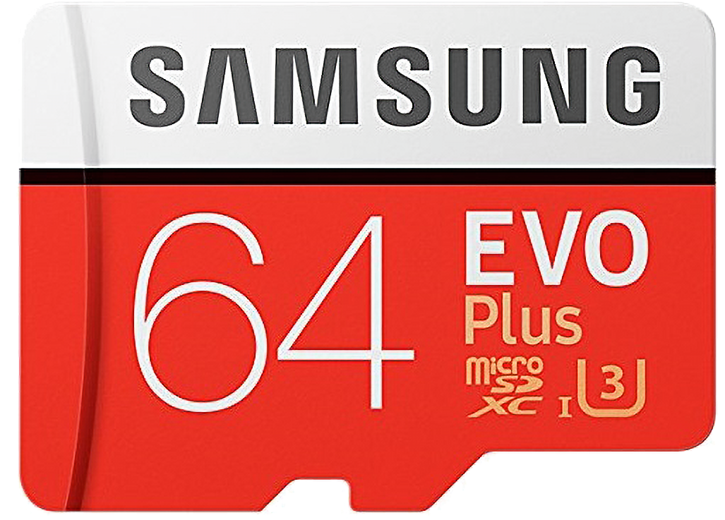 Samsung64 G B E V O Plus Micro S D Card PNG image