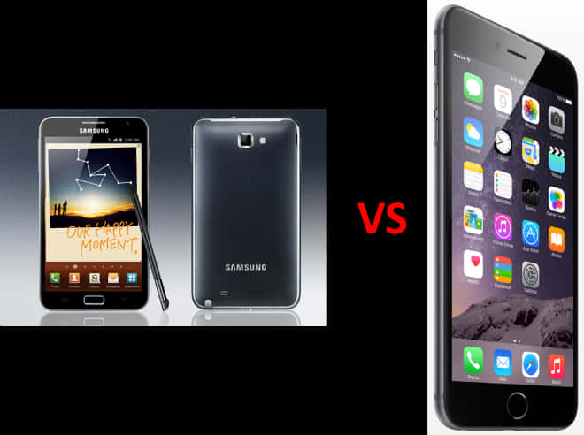 Samsungvsi Phone Comparison PNG image