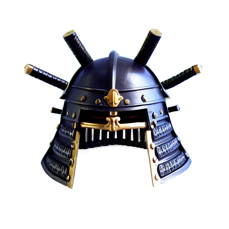 Samurai Helmet In Warfare Png 06132024 PNG image