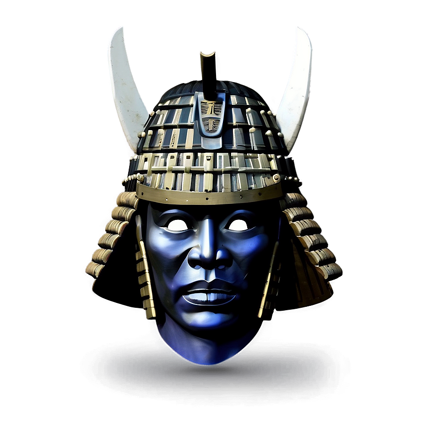 Samurai Helmet On Display Png Hfq PNG image