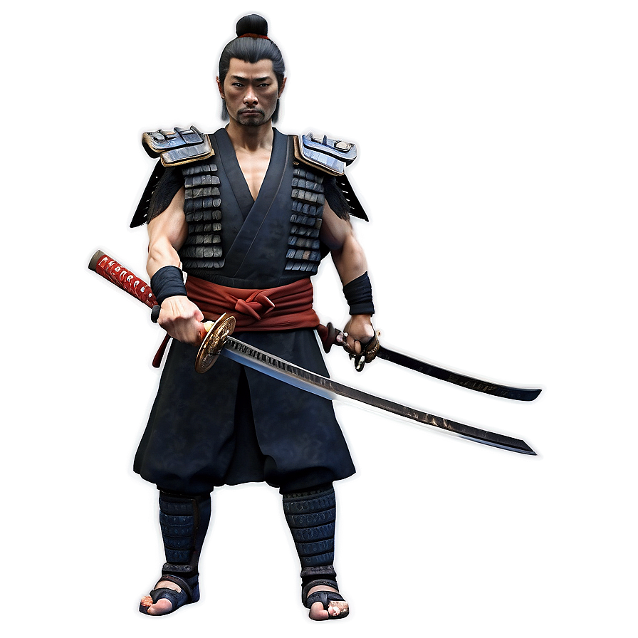 Samurai In Action Png 05212024 PNG image