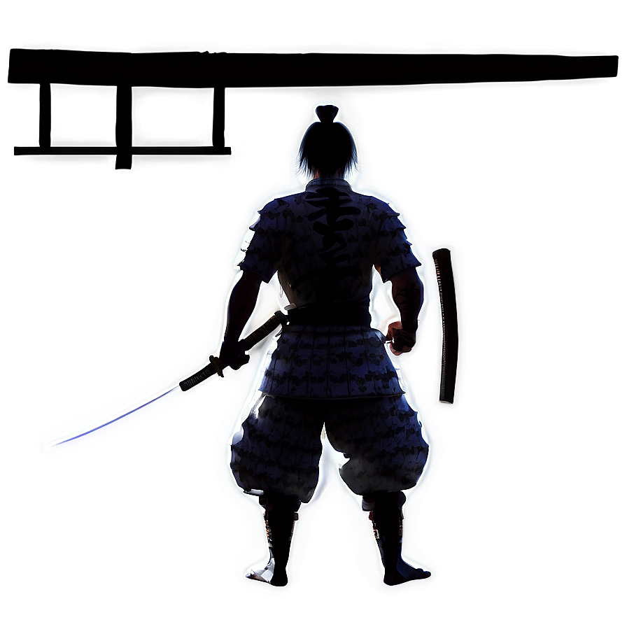 Samurai In Moonlight Png Gyv24 PNG image