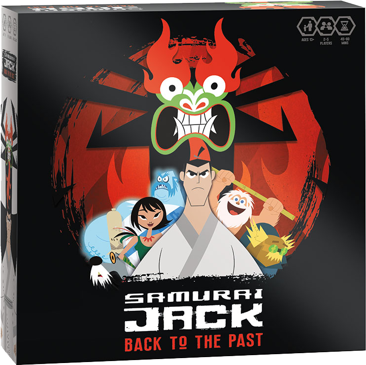 Samurai Jack Board Game Box Art PNG image