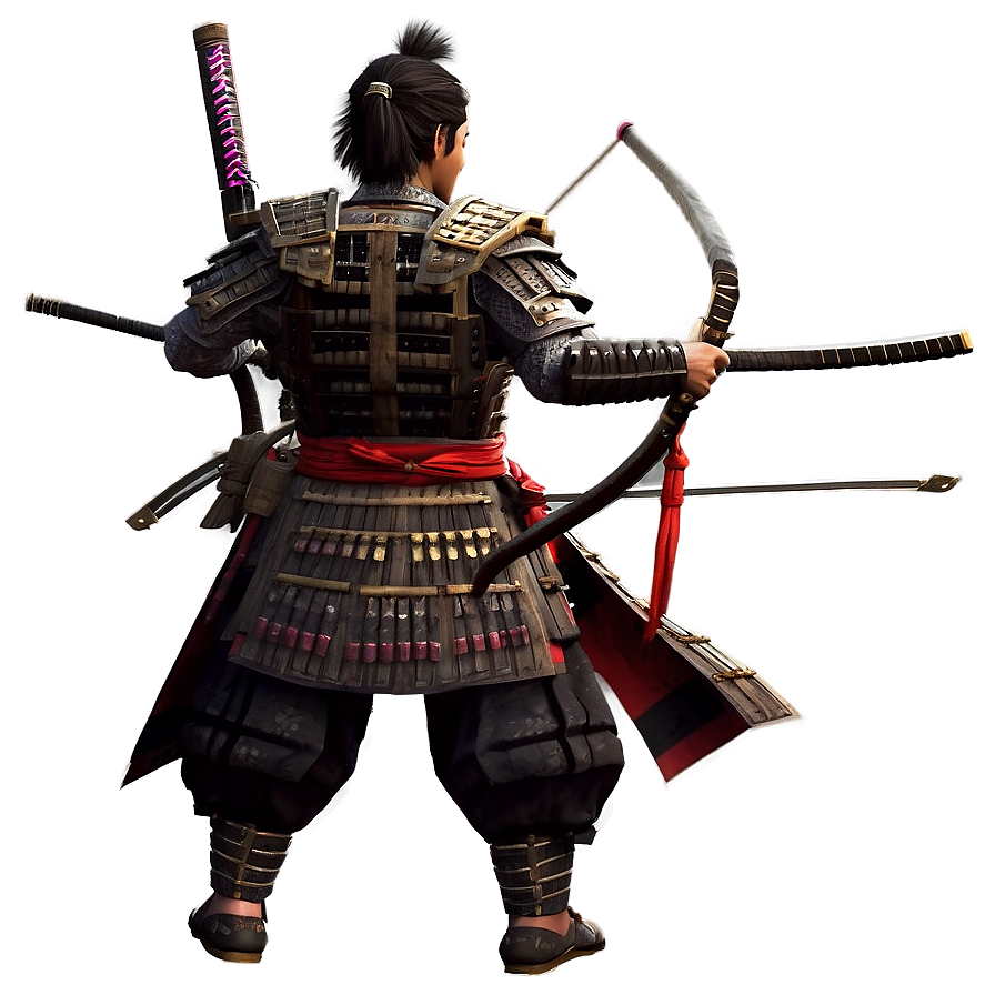 Samurai With Bow Png 40 PNG image