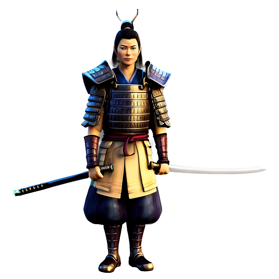 Samurai With Katana Png Cfu PNG image