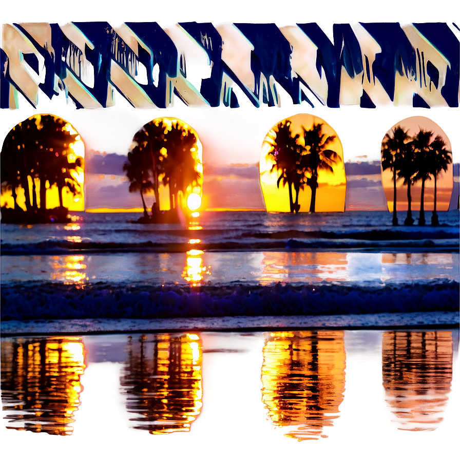 San Diego Beach Sunset Png Nmo66 PNG image