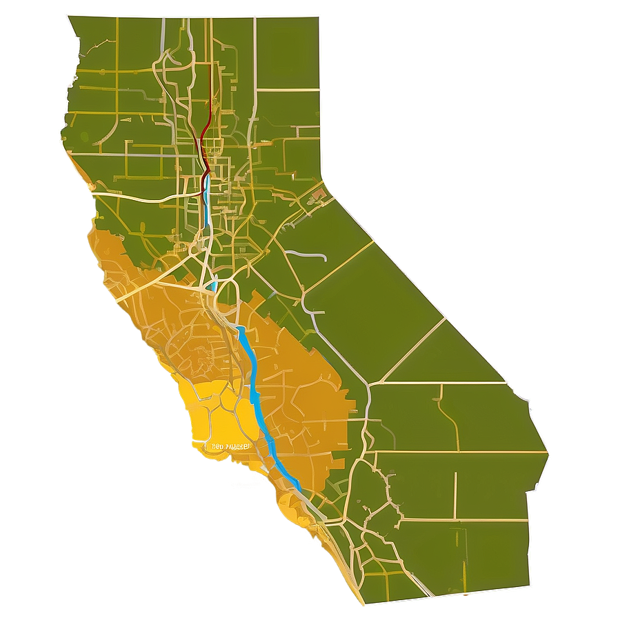 San Diego County Map Outline Png Pak51 PNG image