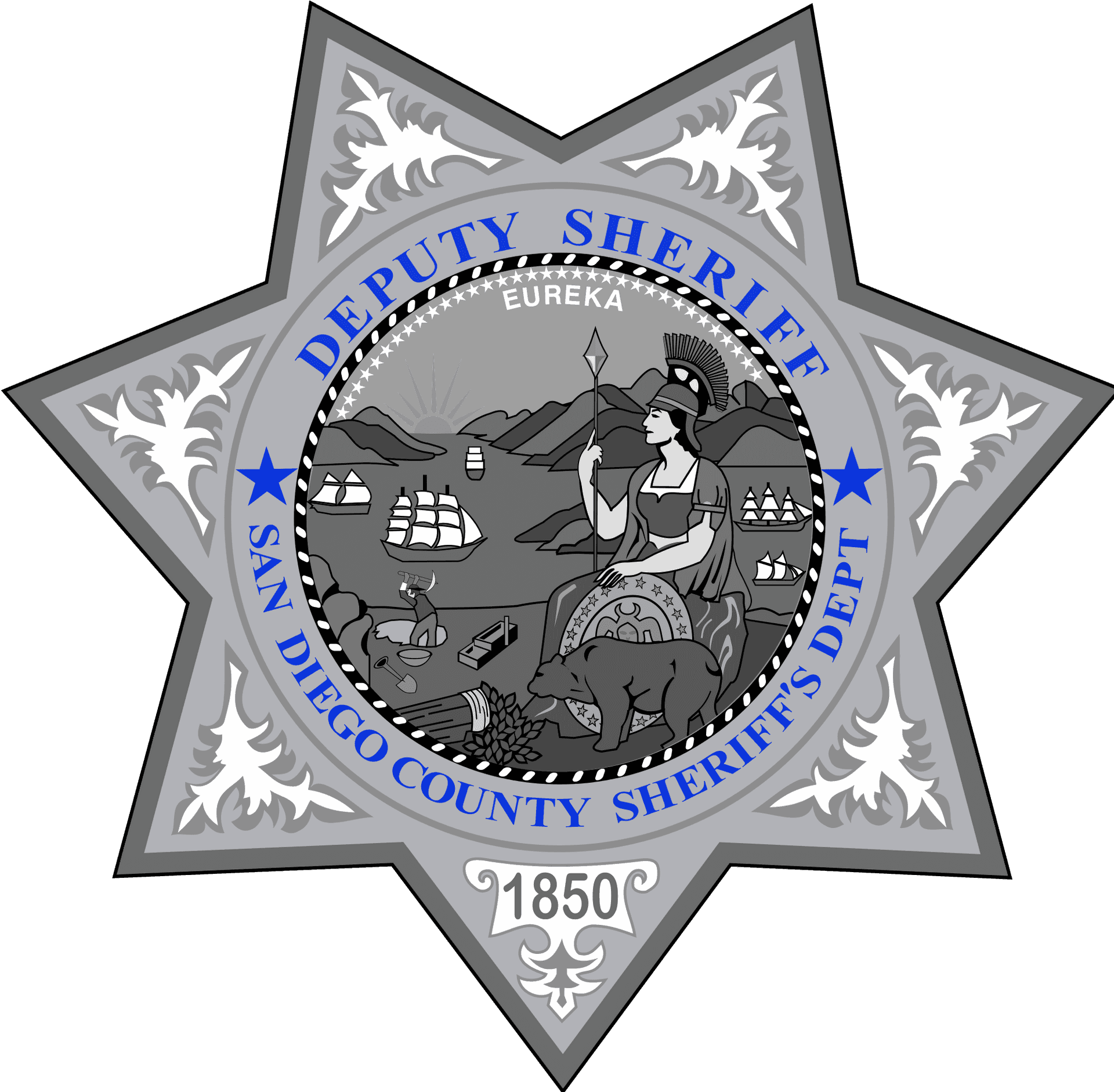 San Diego County Sheriff Badge PNG image