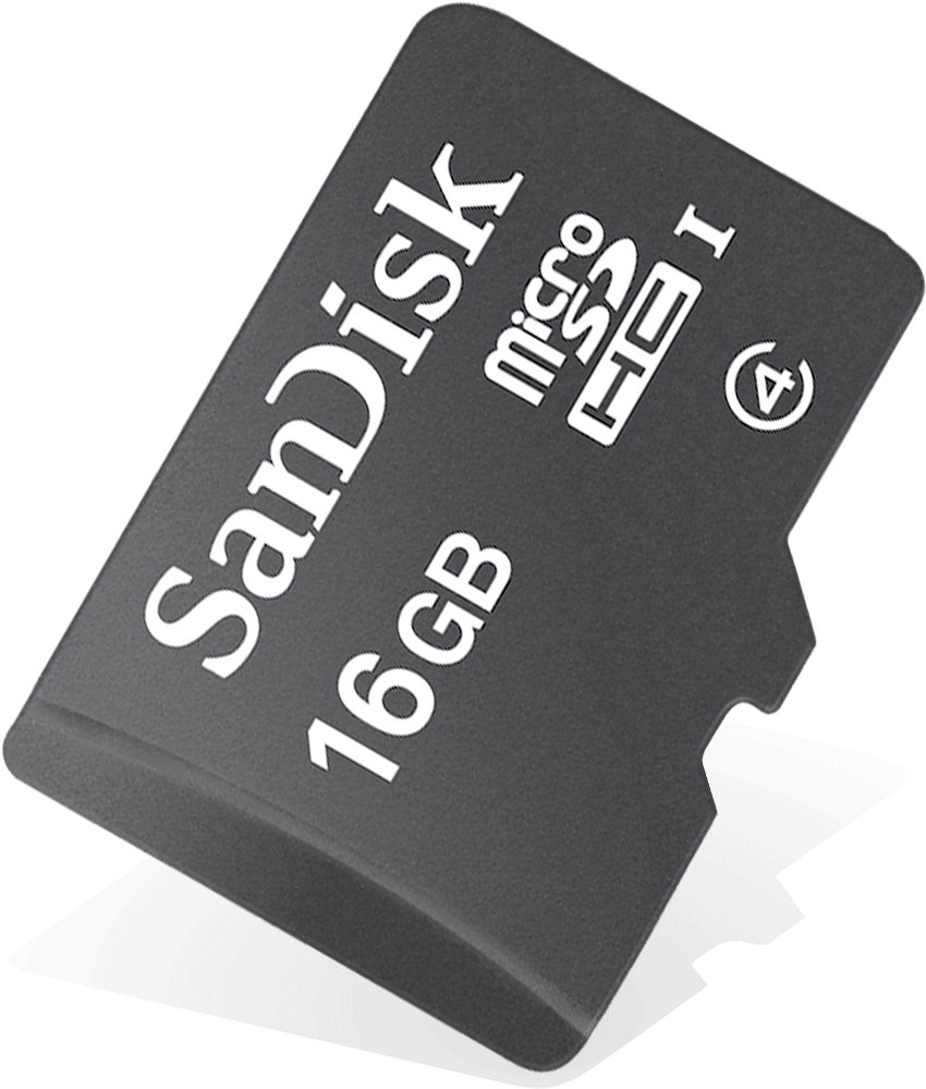 San Disk16 G B Micro S D Card PNG image