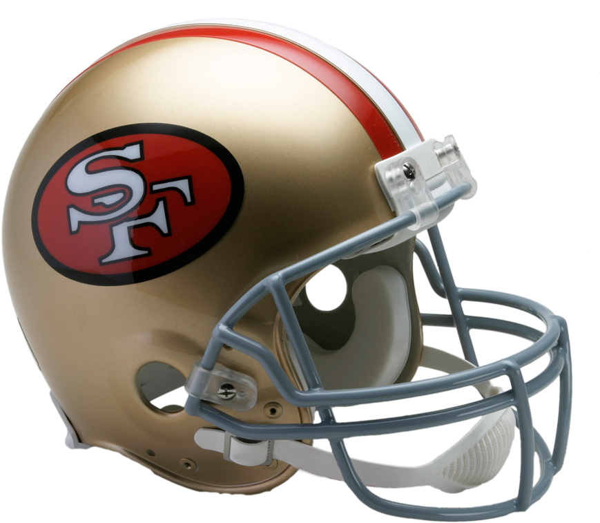 San Francisco49ers Football Helmet PNG image