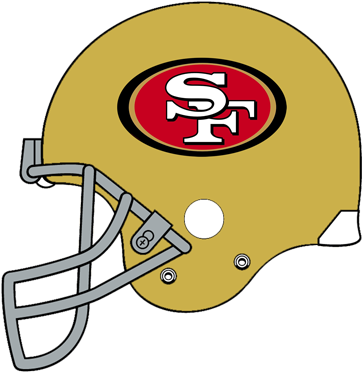 San Francisco49ers Helmet Graphic PNG image