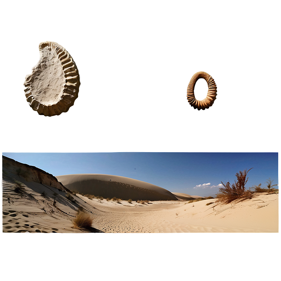 Sand Dunes And Fossil Discoveries Png Uxt PNG image