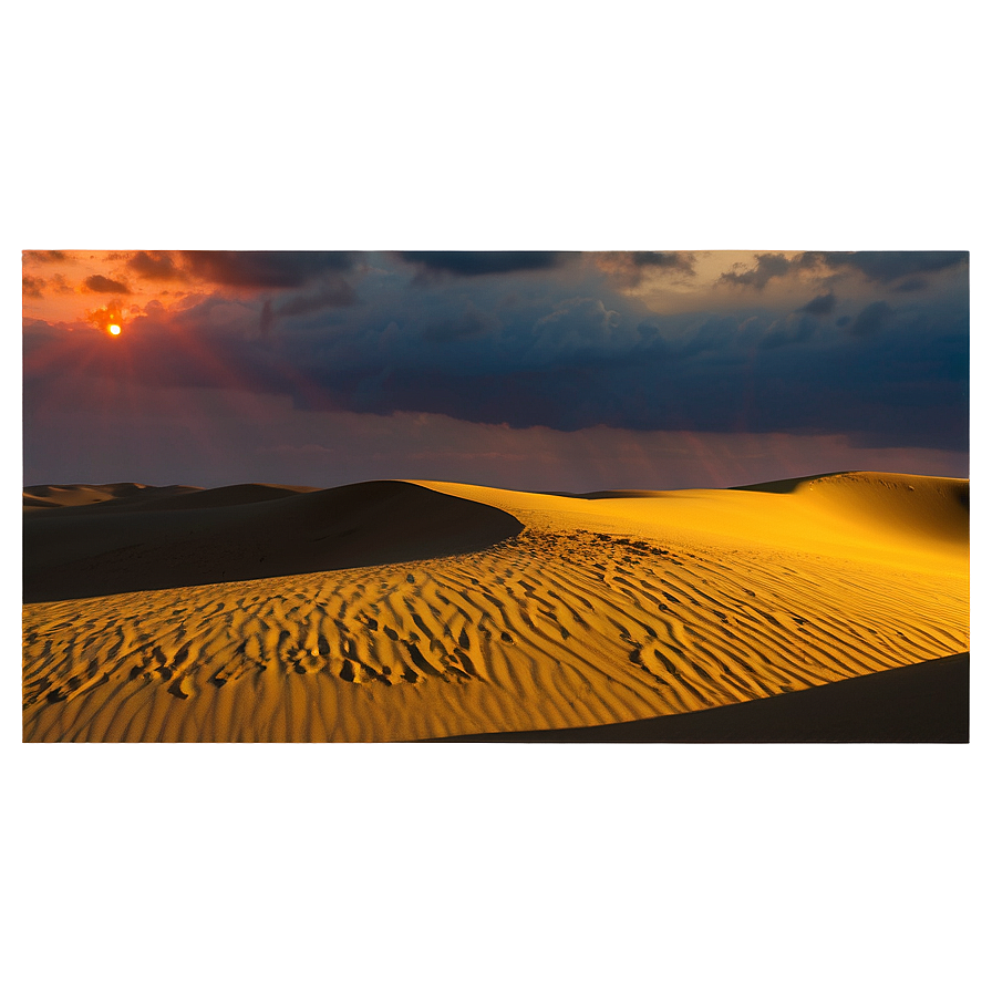 Sand Dunes And Spectacular Sunrise Png 06292024 PNG image