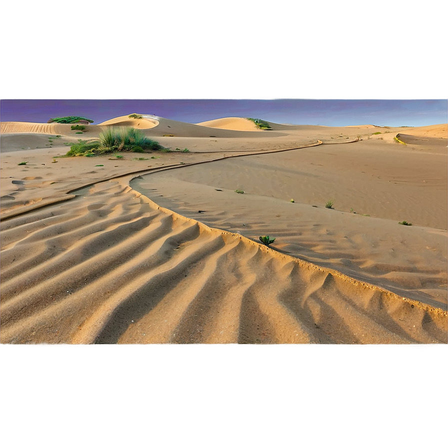 Sand Dunes And Vehicle Tracks Png Mbb92 PNG image