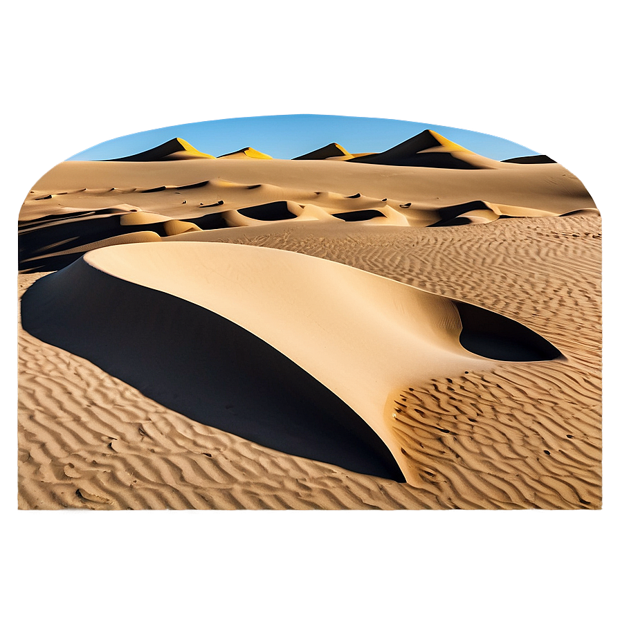 Sand Dunes Camping Scene Png Qcx PNG image