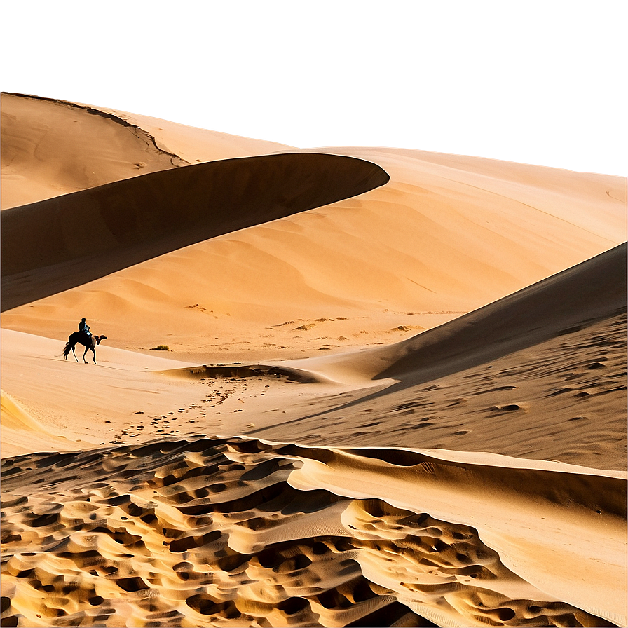 Sand Dunes With Desert Animals Png Rec PNG image