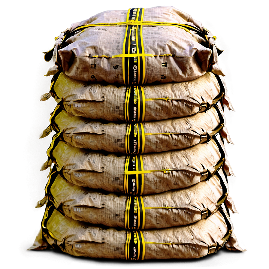 Sandbags With Ties Png 29 PNG image