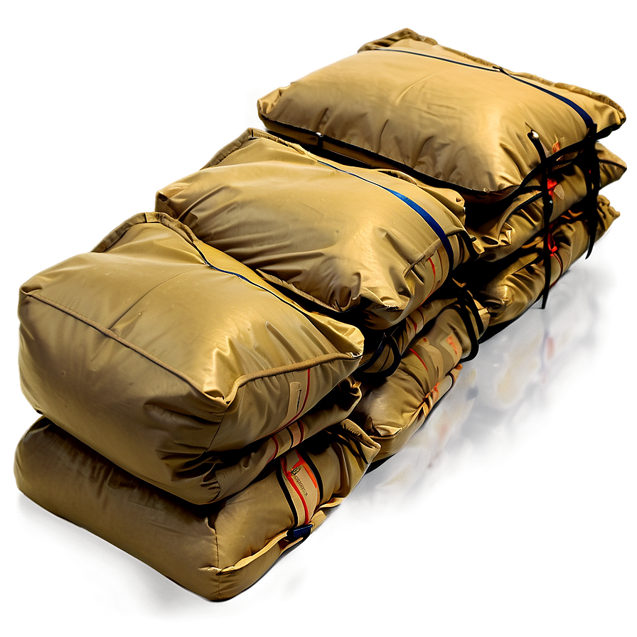 Sandbags With Ties Png Ymh PNG image