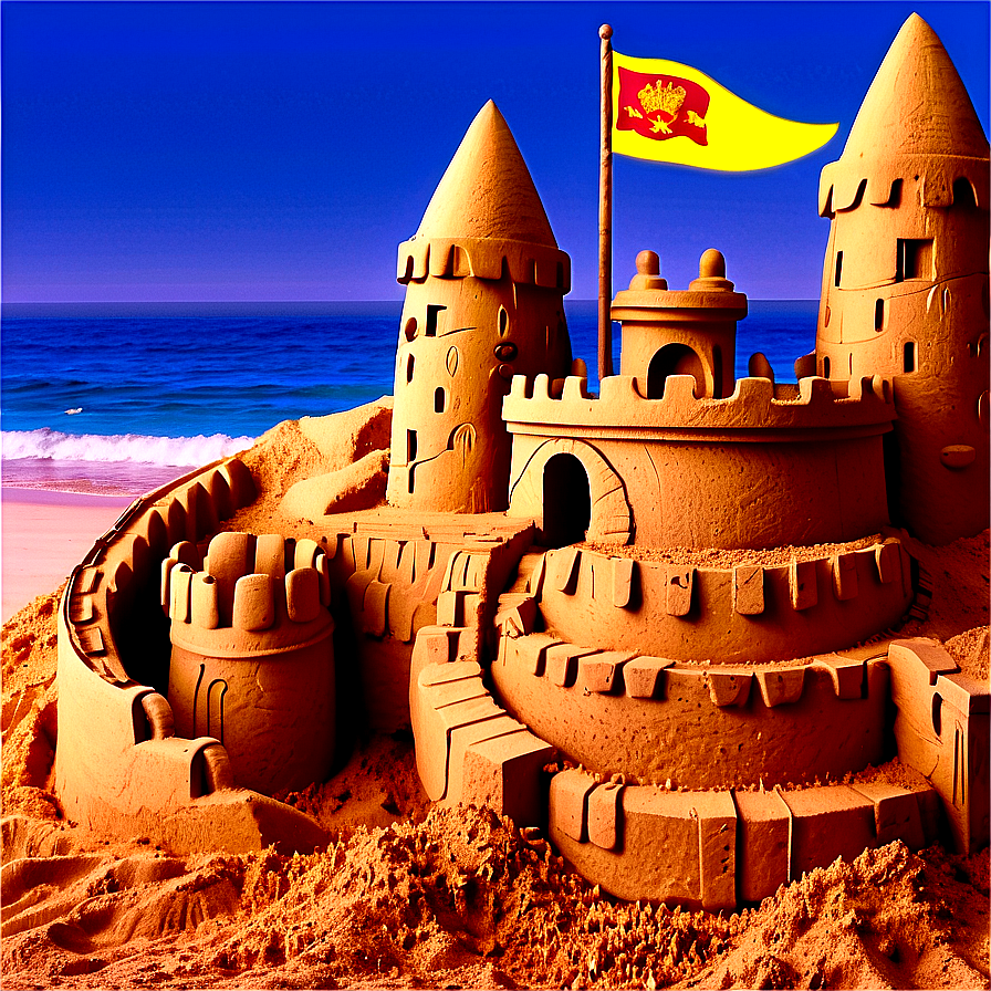 Sandcastle Masterpiece Png 06212024 PNG image