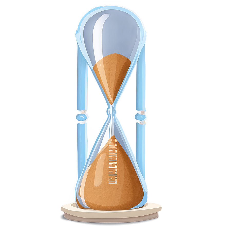 Sandglass Countdown Timer Png 06282024 PNG image