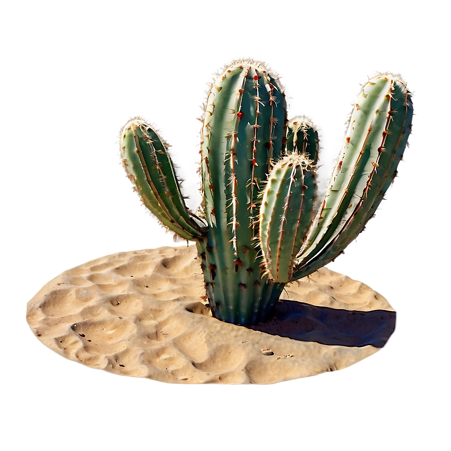 Sandy Desert Cactus Png Age PNG image