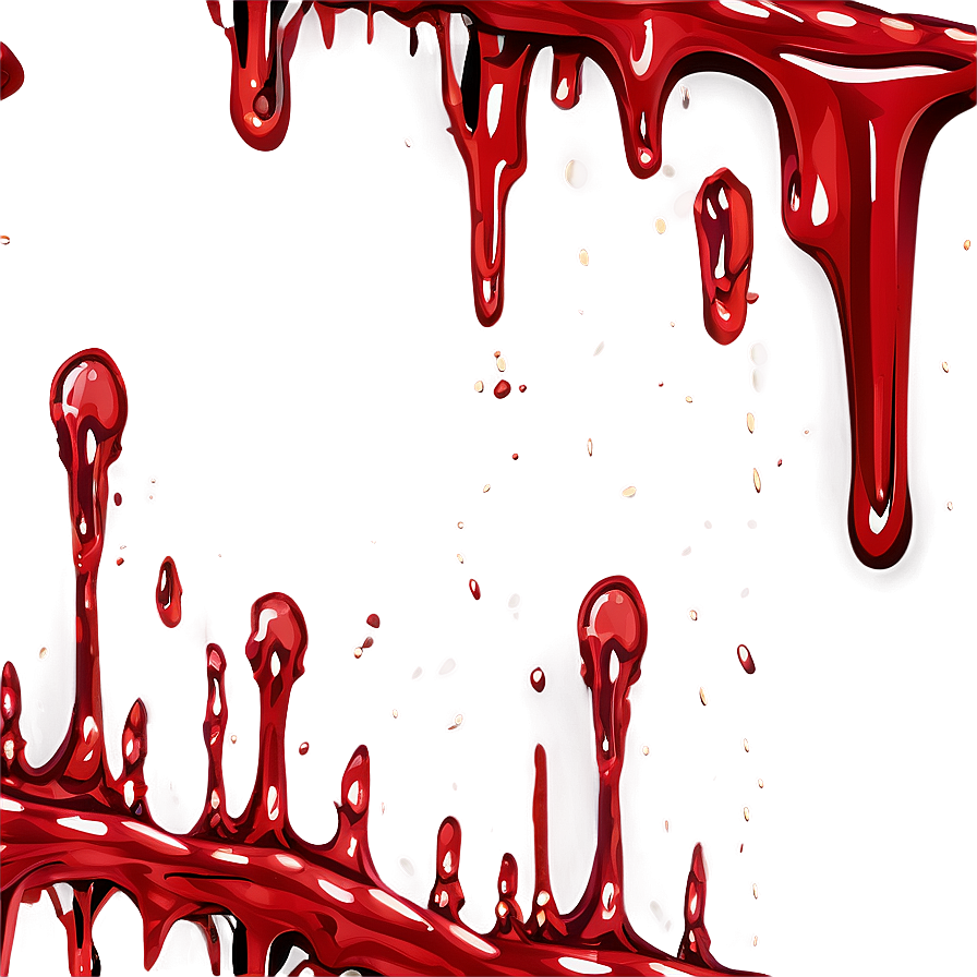 Sanguine Stream: Blood Drip Vector Png 20 PNG image