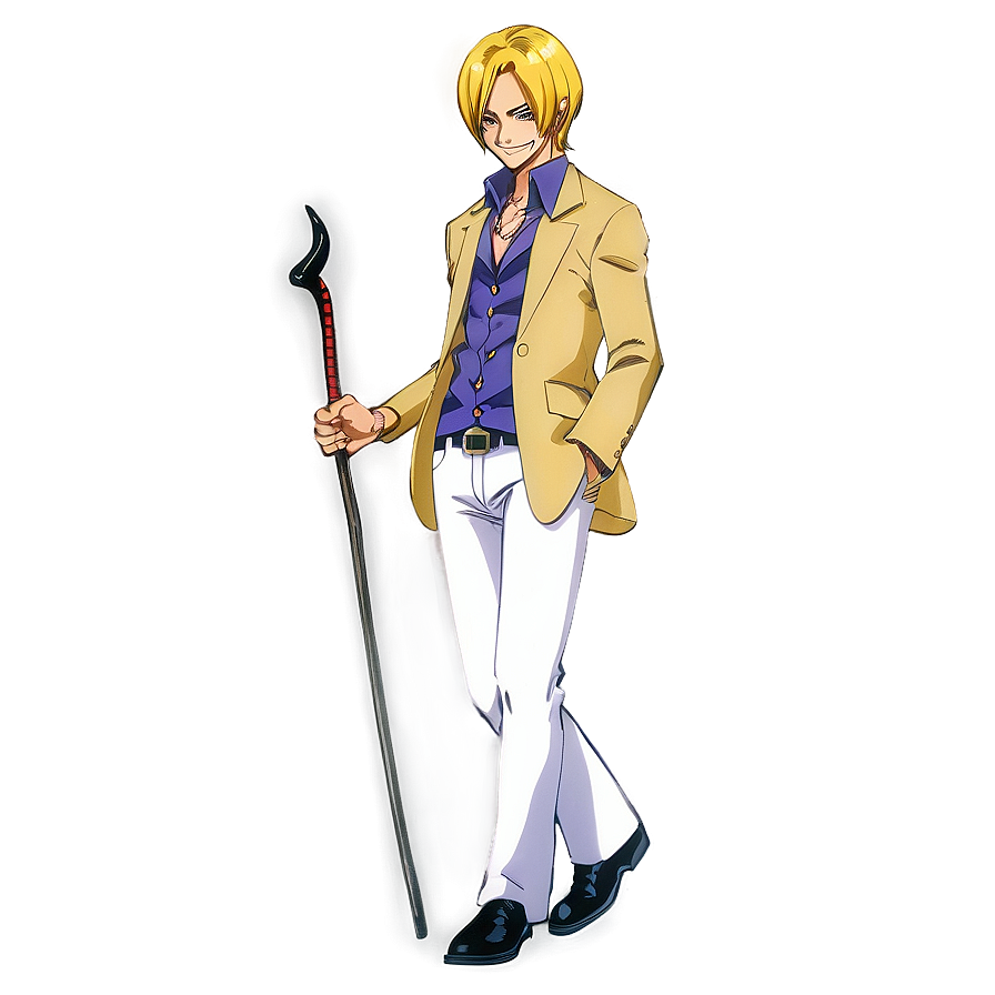 Sanji Black Leg Style Png 05212024 PNG image