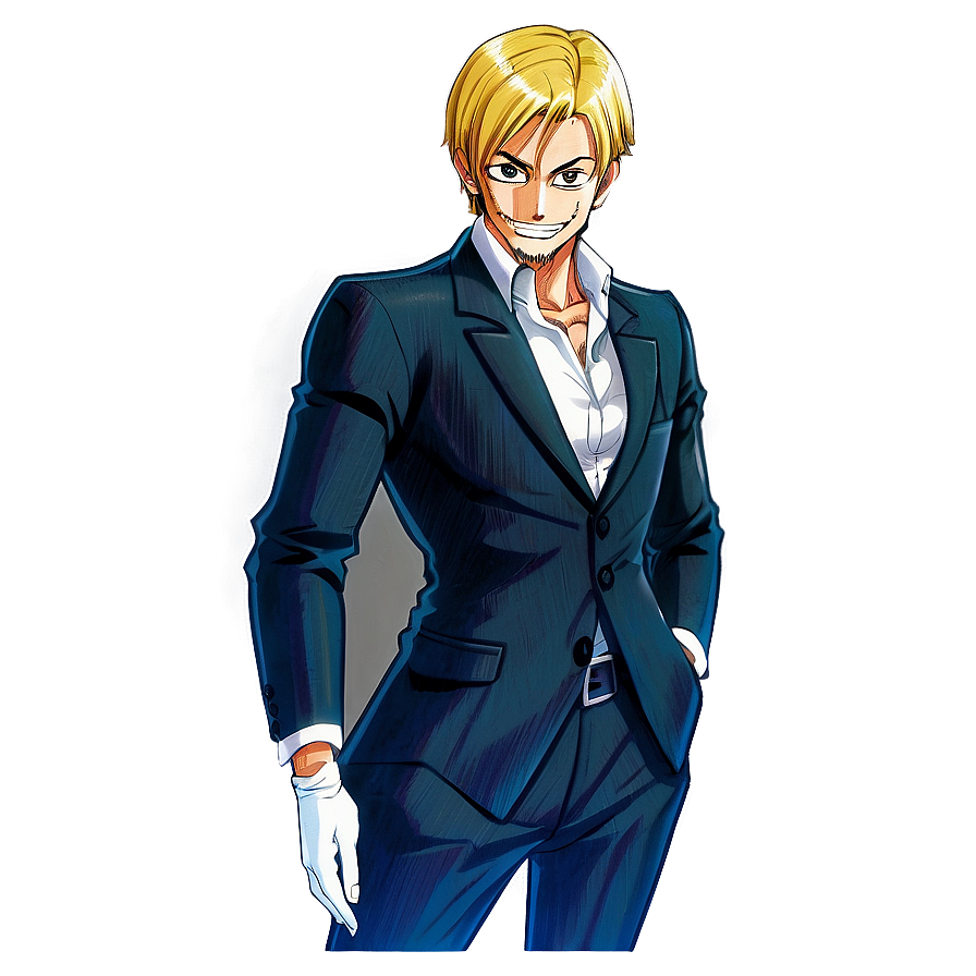 Sanji Black Leg Style Png 7 PNG image