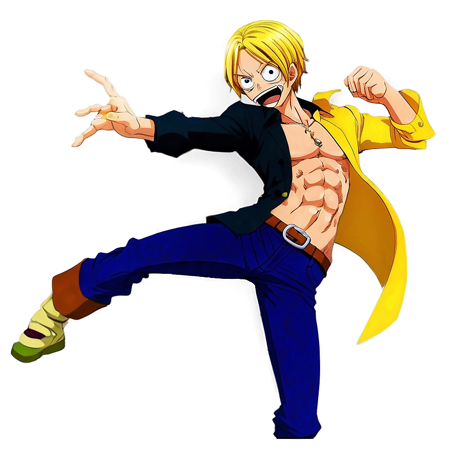 Sanji Fighting Pose Png Jex PNG image