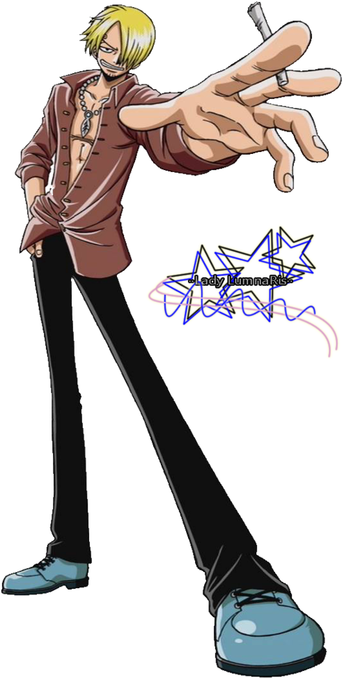 Sanji One Piece Anime Character PNG image