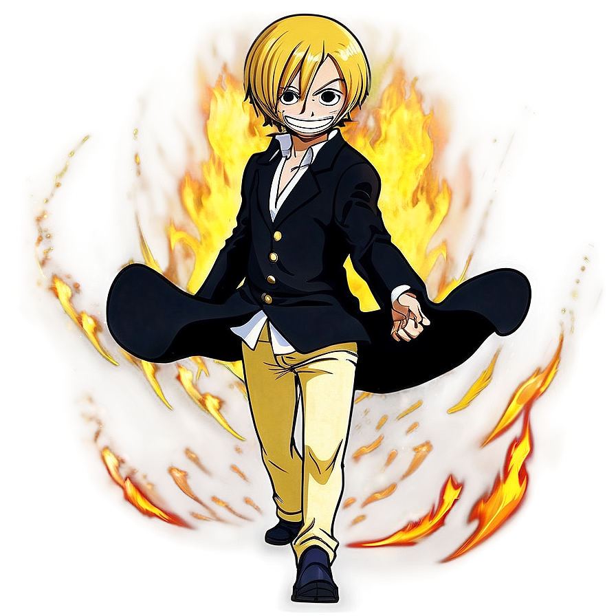 Sanji's Epic Entrance Png Bkd71 PNG image