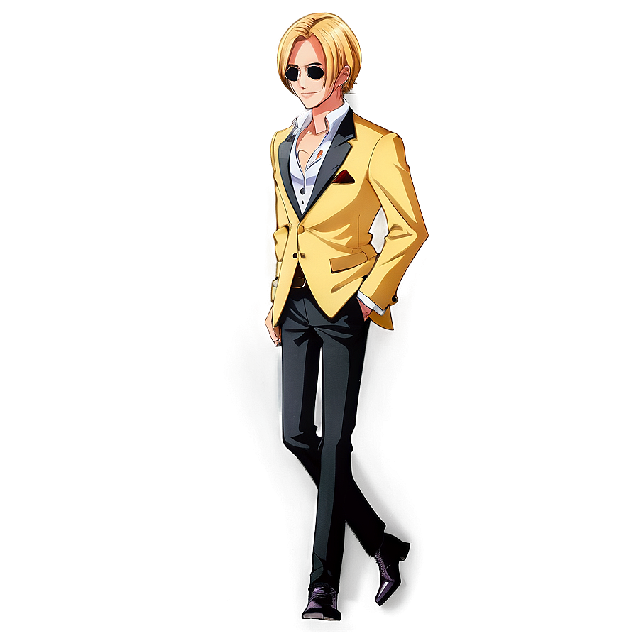 Sanji's Fashionable Looks Png 05212024 PNG image