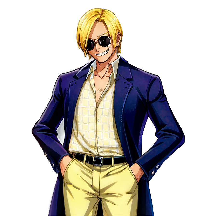 Sanji's Fashionable Looks Png 05212024 PNG image