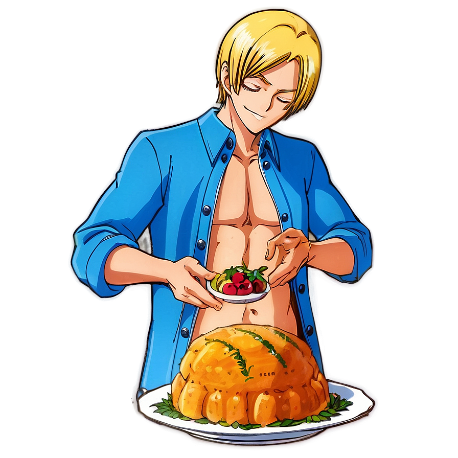 Sanji's Feast Preparation Png Vbx13 PNG image