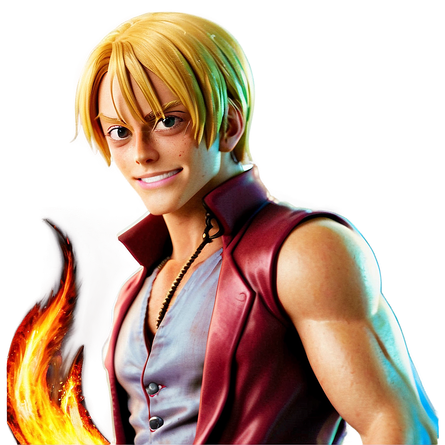 Sanji's Fiery Passion Png 05212024 PNG image