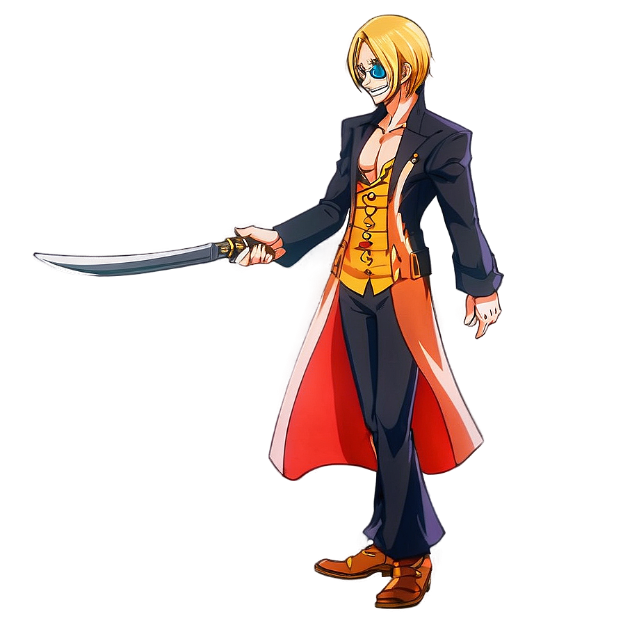 Sanji's Fiery Passion Png Ouf PNG image