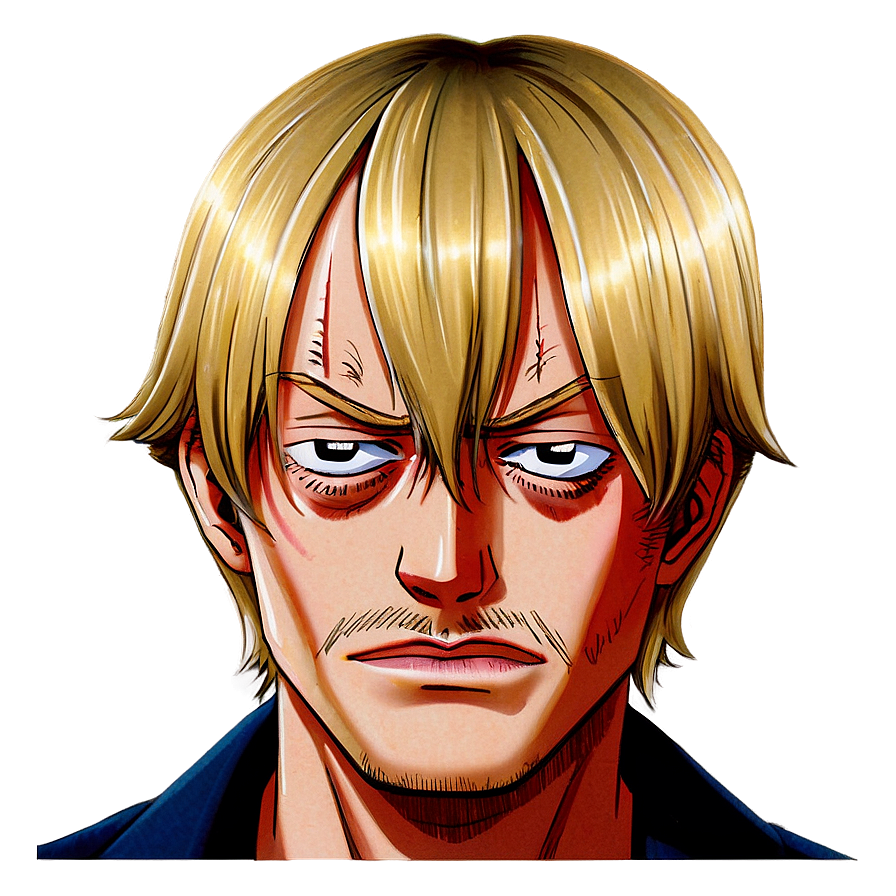 Sanji's Heartbroken Moments Png Dbh19 PNG image