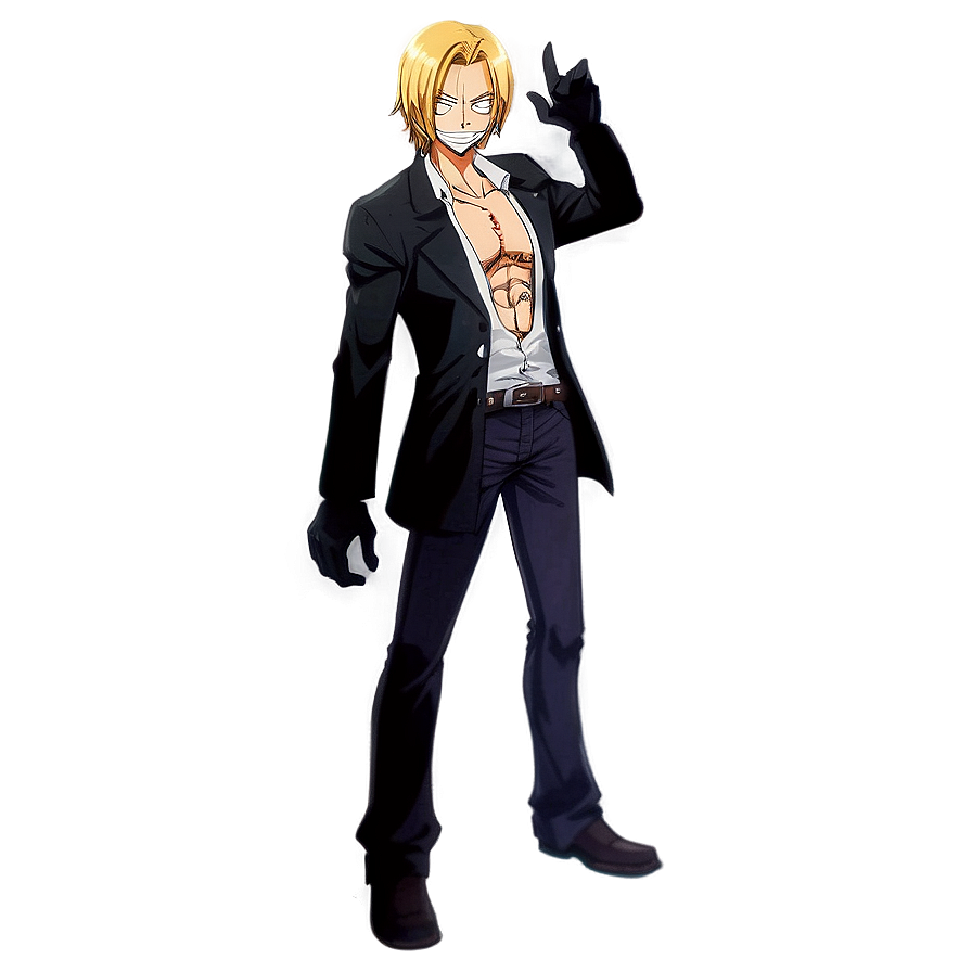 Sanji's Stealth Black Mode Png 87 PNG image