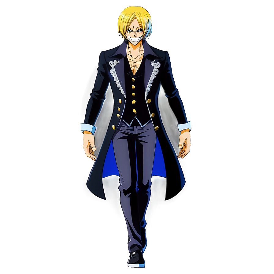 Sanji's Stealth Black Mode Png Qex76 PNG image