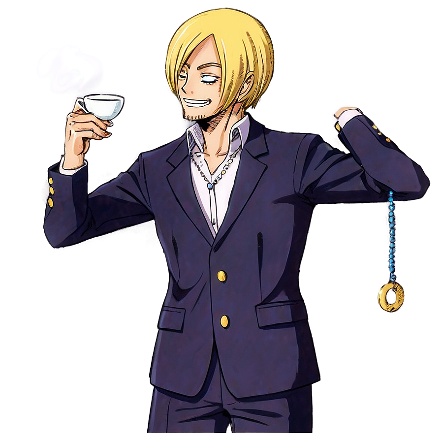 Sanji's Tea Party Infiltration Png Qig65 PNG image