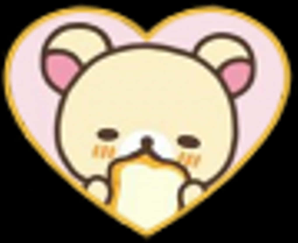 Sanrio Characterin Heart Shape PNG image