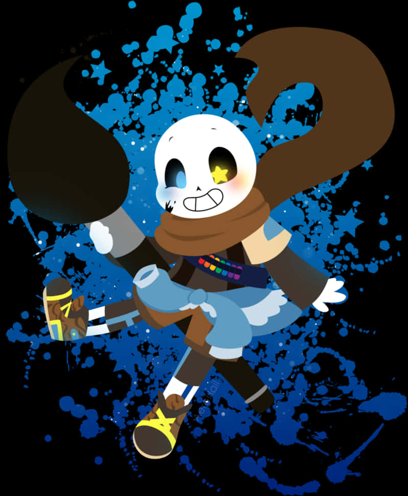 Sans Undertale Animated Character PNG image